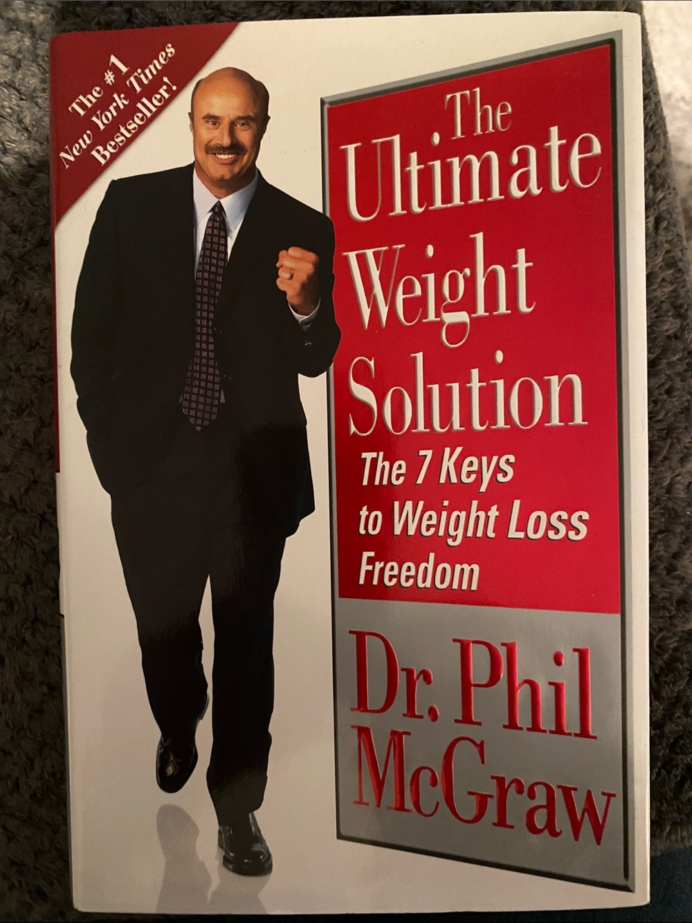 The Ultimate Weight Solution by Dr. Phil McGraw - Red & White  Hardcover Book